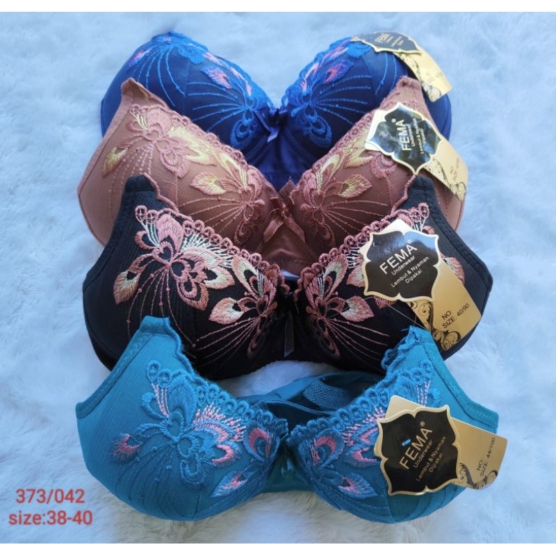 BRA/BH tanpa kawat Hak 3 size 38-44 Fema