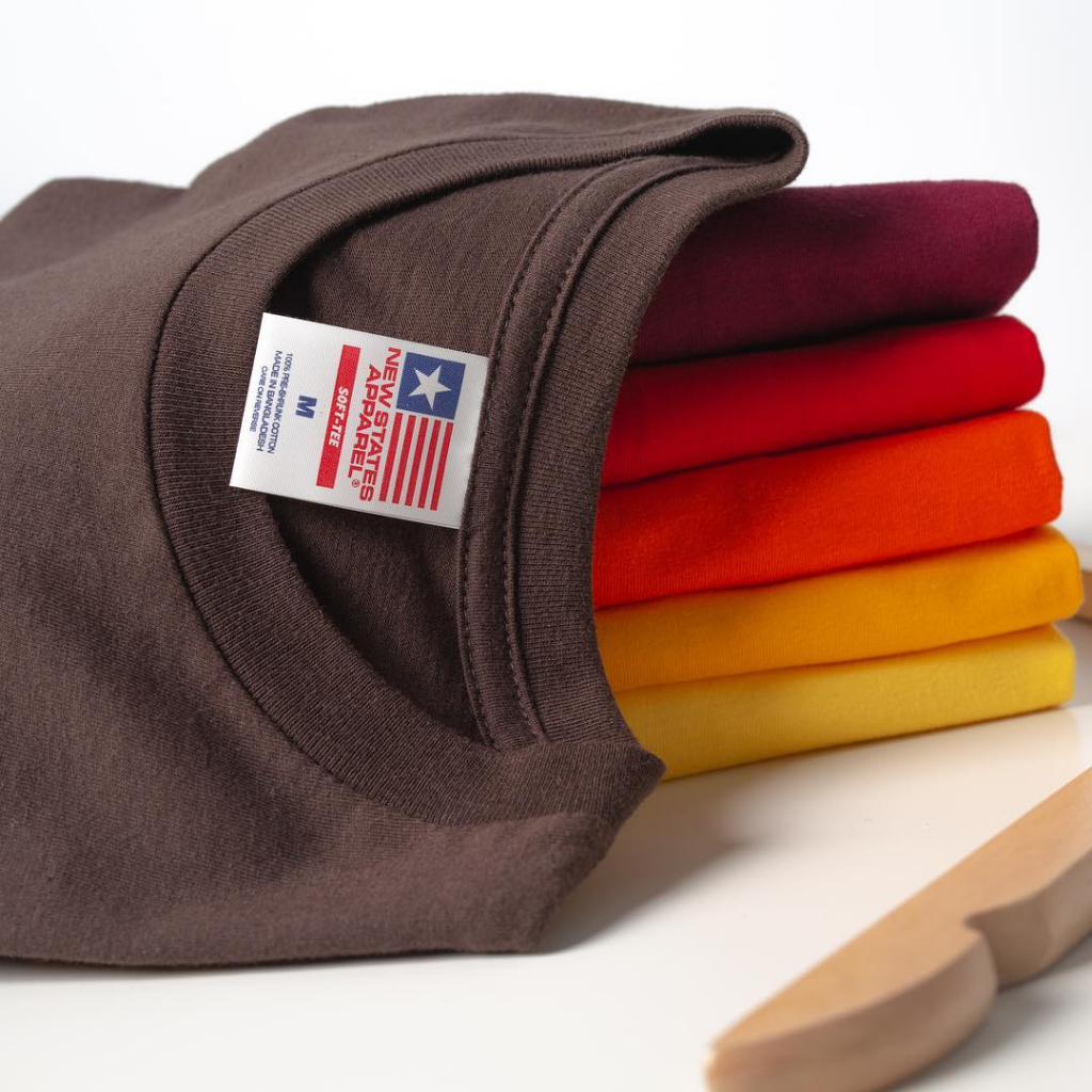 Big Size Kaos Polos New State Apparel Soft Tee 3600 (30s)