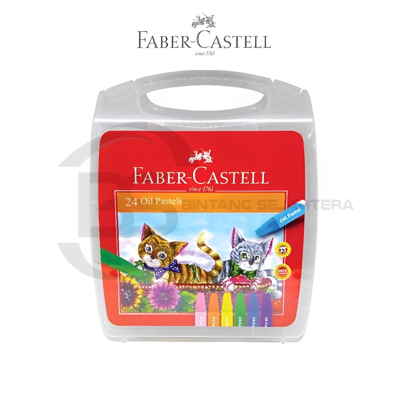 

Faber-Castell Hexagonal Oil Pastel Krayon set 24 Warna