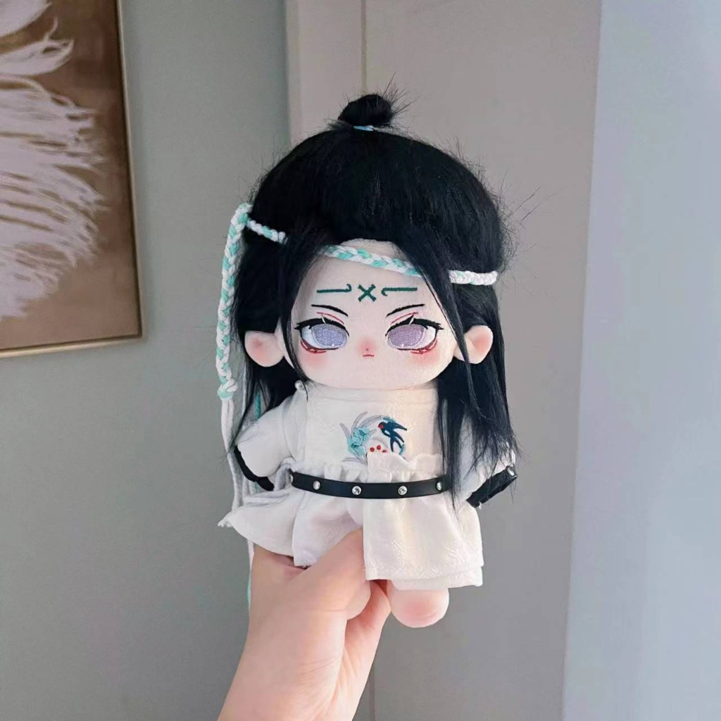 [READY STOCK] doll neji naruto boneka hyuga neji doll 20cm white tea