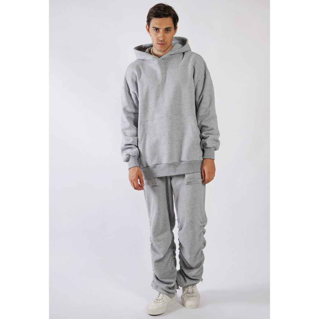OCWA OVERSIZED JORDAN HOODIE MISTY GREY