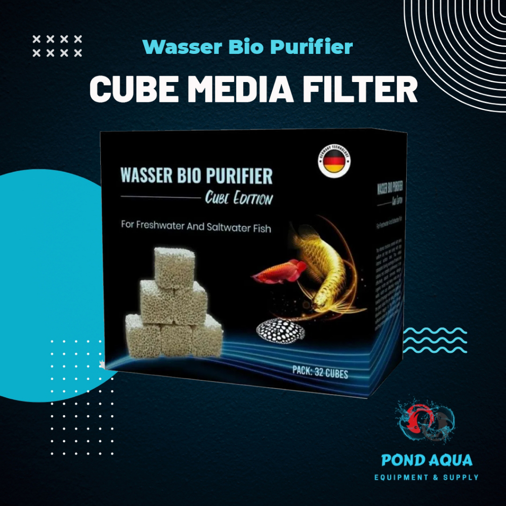 Media Koi Filter Bio Cube Pure Media Pure Bakteri 32 Pcs Power Cube