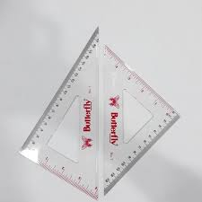 

Penggaris Segitiga Butterfly No.6-12 | Triangle Ruler