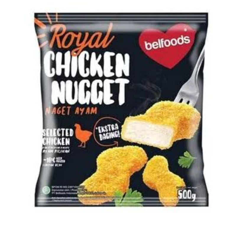 

BELFOODS ROYAL CHIKEN NUGET 500GR