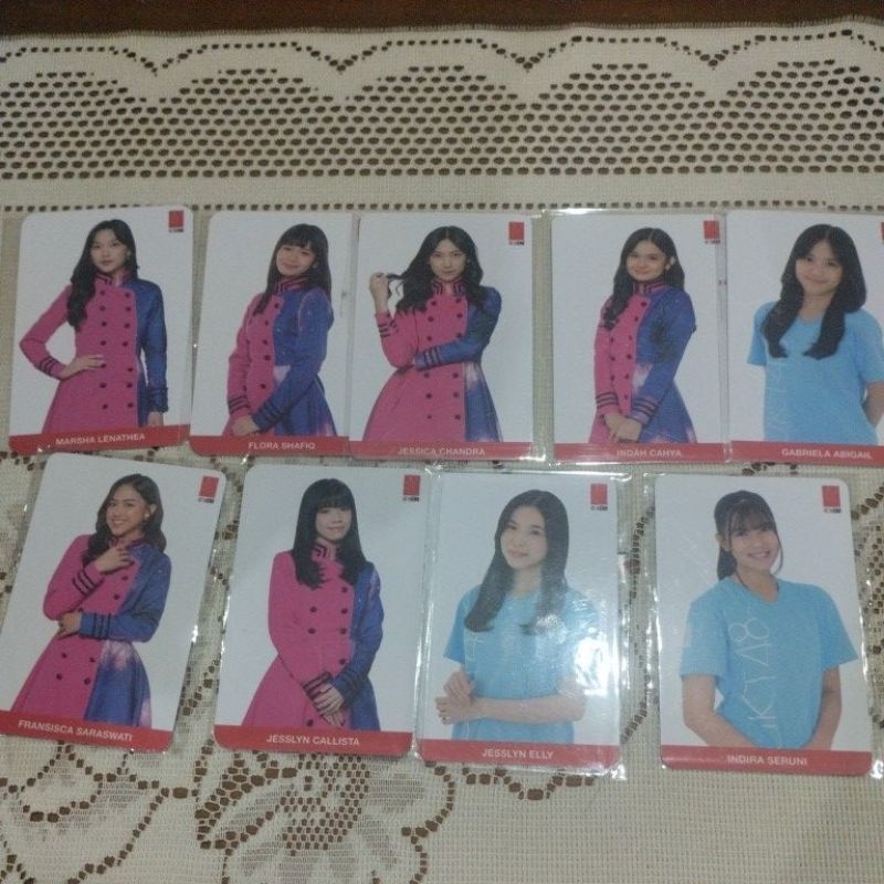 Official photocard pc SHANI GRACIA CHIKA MARSHA GITA JESSI LIA SISCA JESSLYN NTSY jkt48 MnG festival