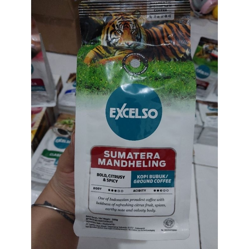 

Kopi Excelso Sumatera Mandheling 200gr Kopi Bubuk / Ground Coffee