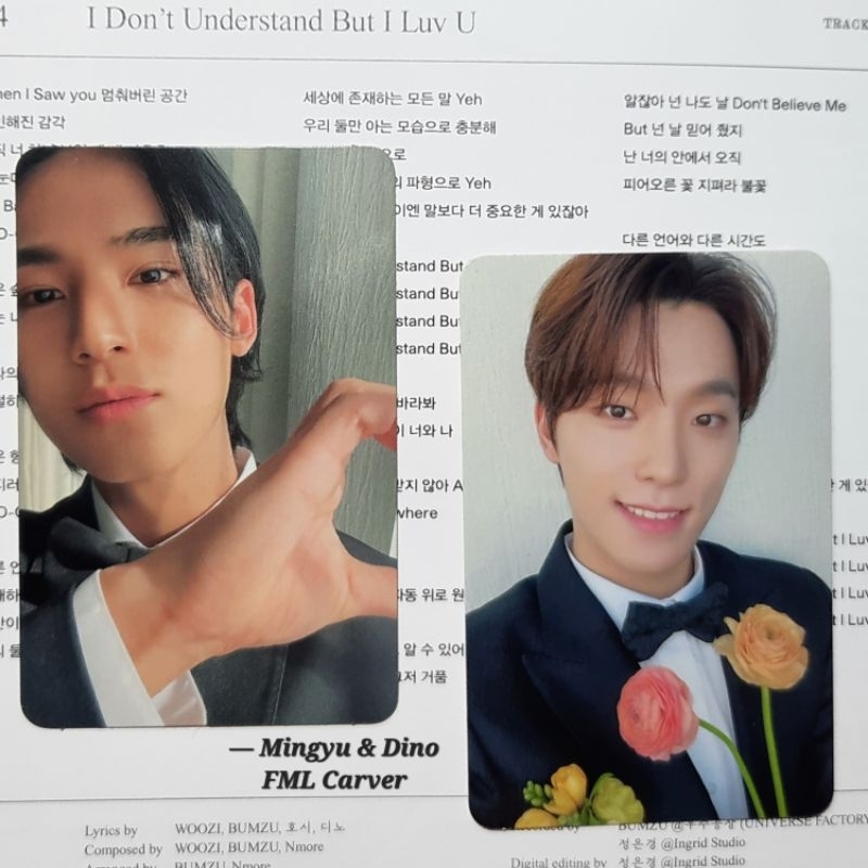 [READY STOCK] PC Seventeen Mingyu Dino FML Carver
