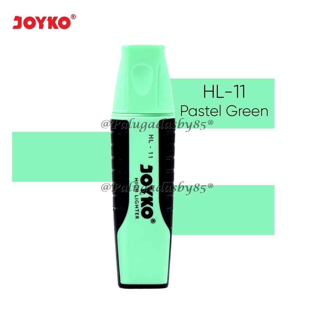 

(1 Biji) GROSIR Highlighter JOYKO HL-11 Pastel Green / Joyko Highlighter Penanda Berwarna HL-11 Pastel Green / Joyko HL-6 ~ HL-11