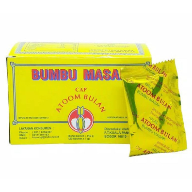 

Bumbu Atoom Bulan 1 Sachet qbzs7_dd3c