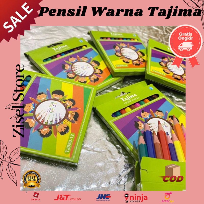 

Pensil Warna Tajima / Tajima Kecil 12 Warna Murah Alat Menggambar