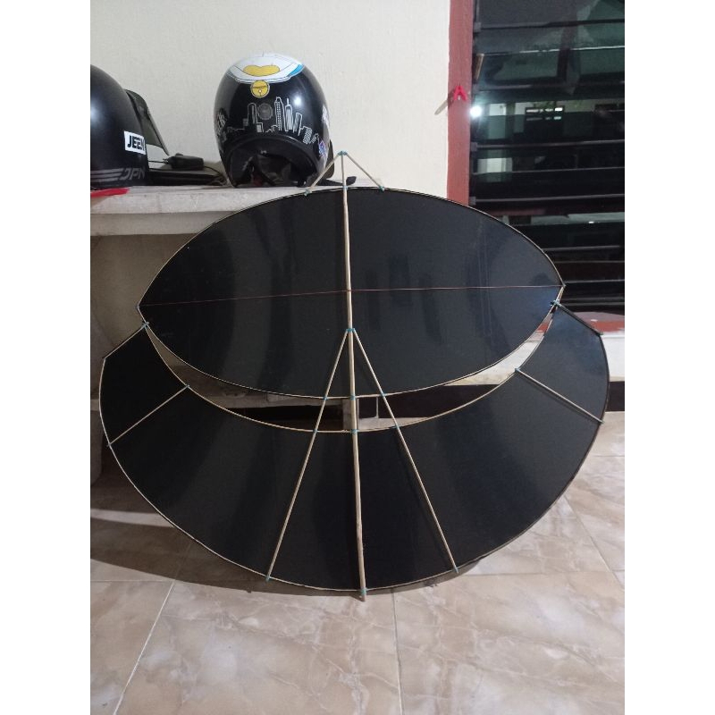 layang layang Gapangan Pegon Ceper Semok Polos Uk 1 meter