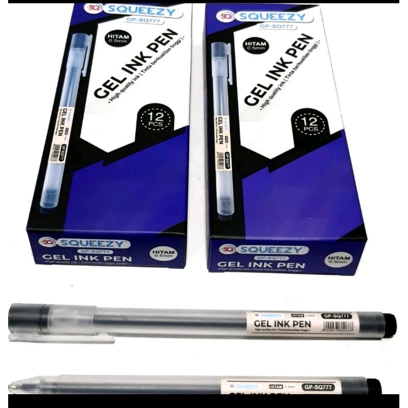 

Pulpen Gel Pen GP-SQ777 0,5mm ( 1pack isi 12pcs pulpen)