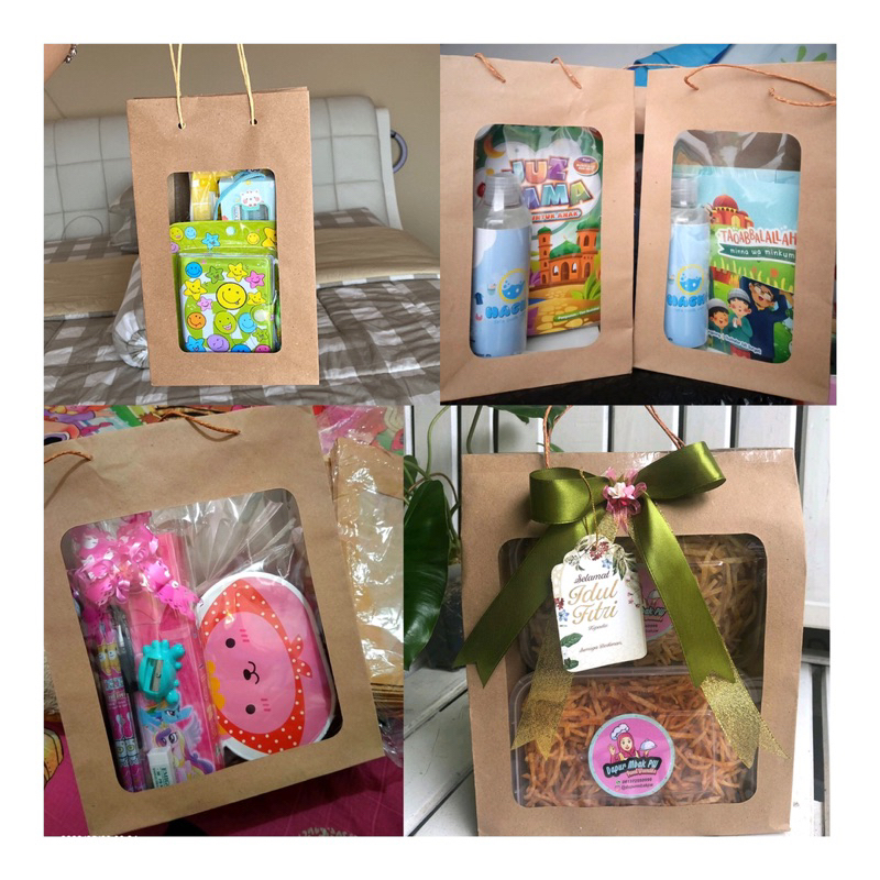 

Paperbag Souvenir Hampers dengan Jendela Mika Kantong Souvenir