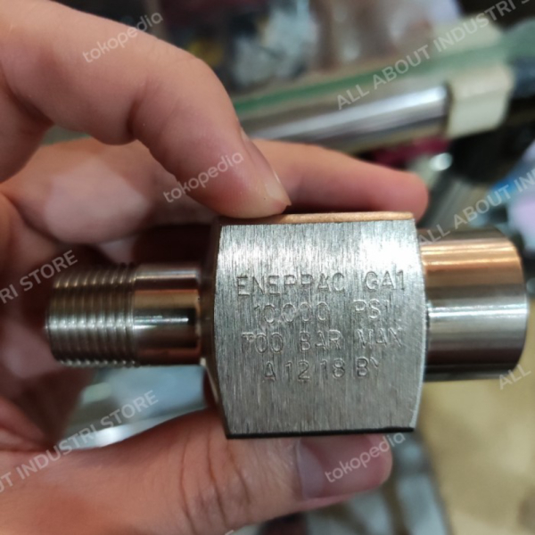 

ORIGINAL ENERPAC GA1 Gauge Adaptor 1/2 in NPT Gauge Port 10000 psi Berkualitas