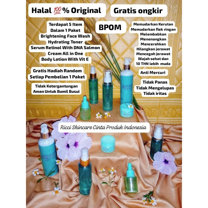 RICCI Skincare BPOM Paket Murah Terlengkap