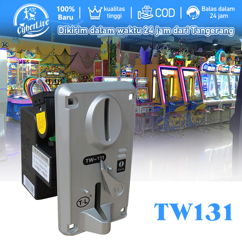 TW131 Coin Acceptor Selector Mech For Arcade Game Vending Machine Mass