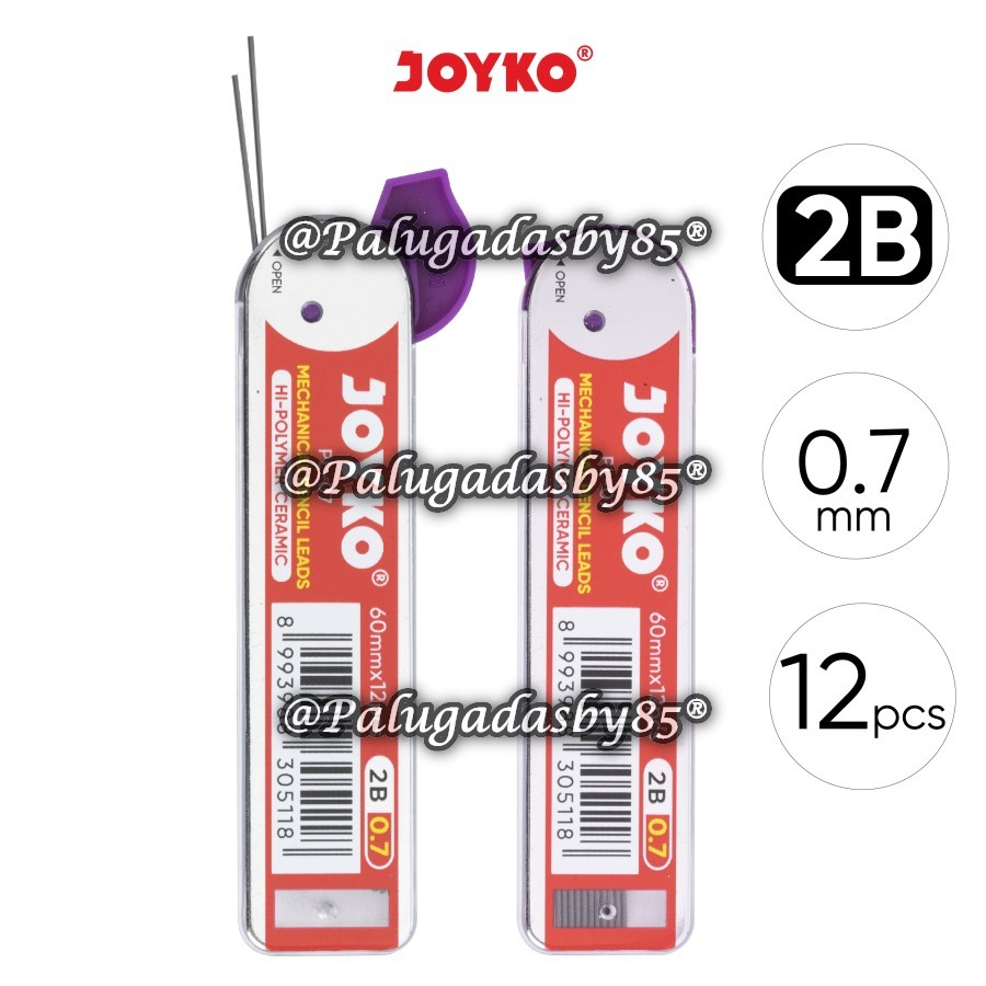 

(1 Tube) GROSIR Isi Pensil Mekanik JOYKO PL-07 2B 0.7 mm / Pencil Lead Joyko PL-07 2B 0.7 (1 Tube)