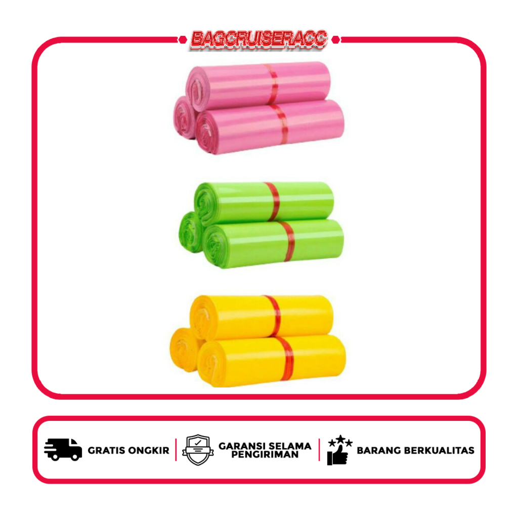 

Plastik Polymailer 30x42 Packing Online Hitam Olshop Perekat Lem Bahan PE Isi 100 pcs
