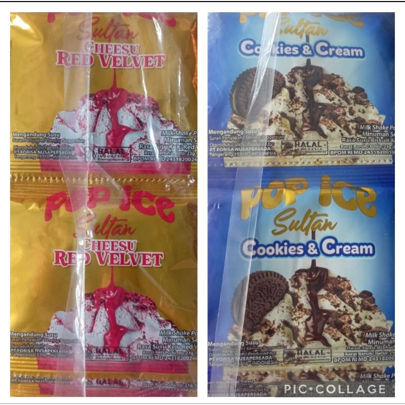 

Pop Ice Pak (1 pak = 5 renceng = 50 sachet)