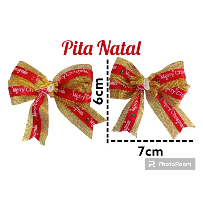 

2pcs pita natal pita christmas pita jadi