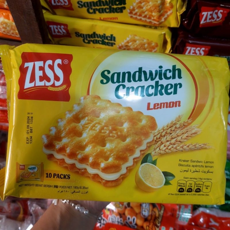 

Zess Sandwich Cracker Lemon