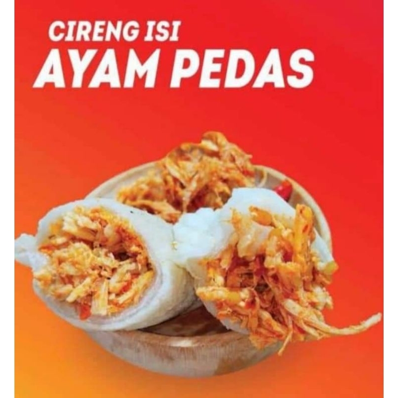 

Cireng ayam suwir judes isi 5 pc