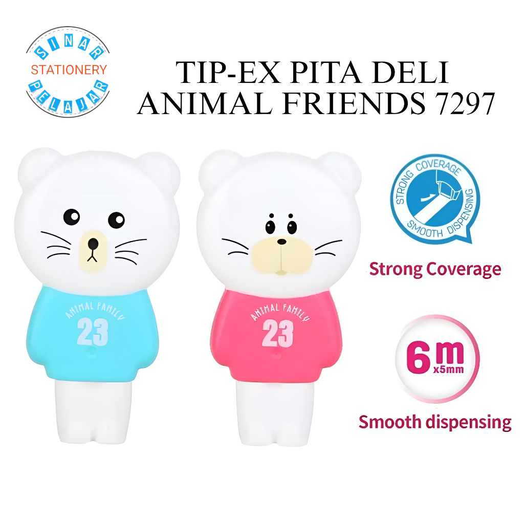 

TIP-EX PITA DELI ANIMAL FRIENDS 7297 6 M x 5 MM