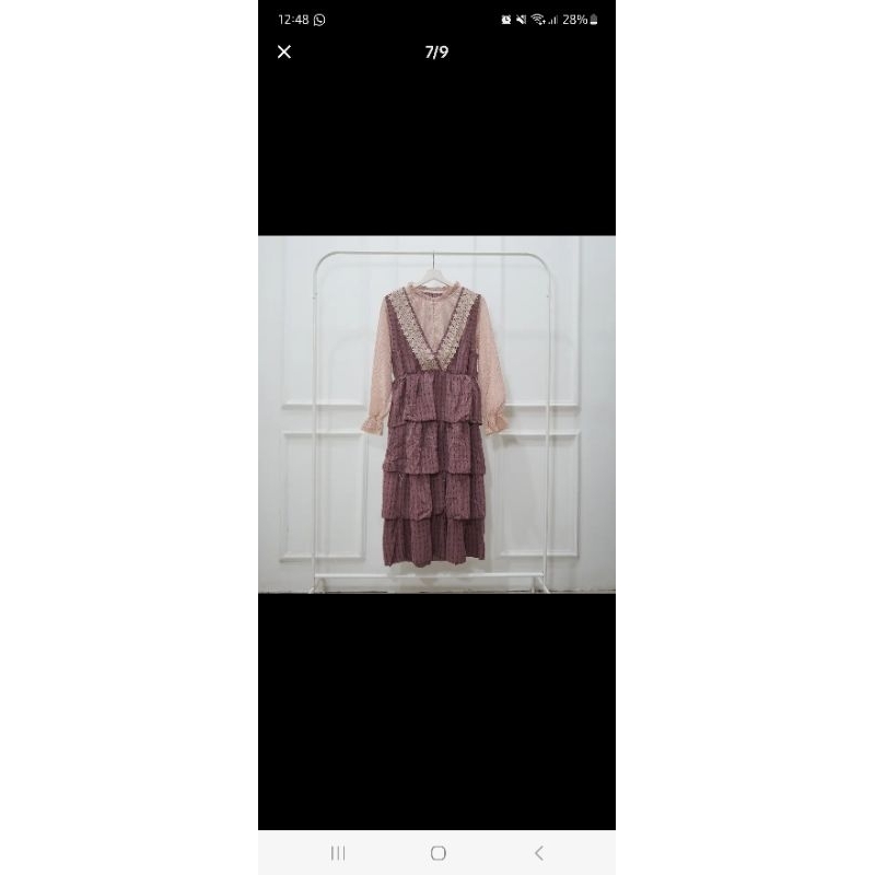 CDC Mei Jie Wang midi dress umpak