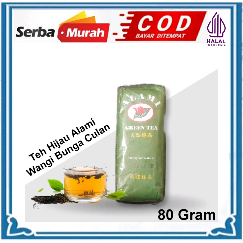 

GREEN TEA TEH ALAMI HIJAU 80GRAM