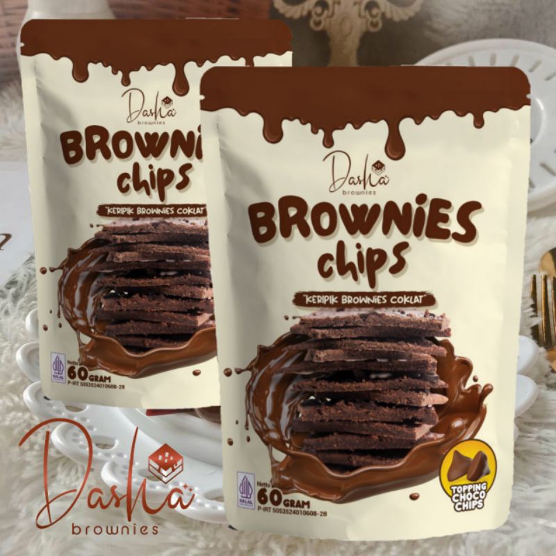 

Dasha Brownies Chips Keripik Brownies Cokelat 60 gram