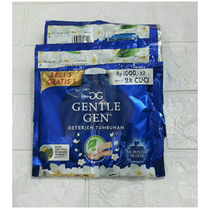 Gentle Gen Detergen Cair Tumbuhan, 40ml | Sachet/Renteng 97hxwpi44u