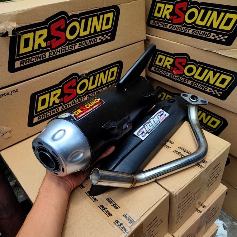 Knalpot Tsukigi DR Sound Gen1 Premium , Knalpot Tsukigi Ngebas padat, knalpot tsukigi Pipa atas , ts