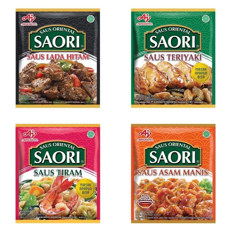 

saus saori saus oriontal 1 pcs bisa pilih varian