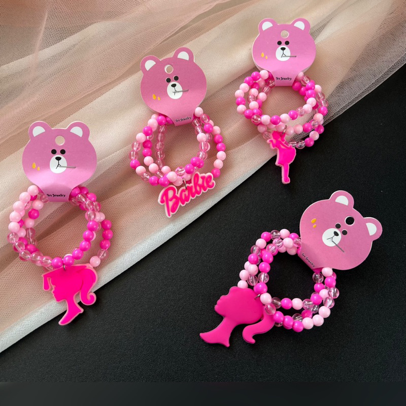 3 Pcs Set Gelang Barbie | Aksesories Gelang Anak Perempuan Cantik Isi 3 Pcs