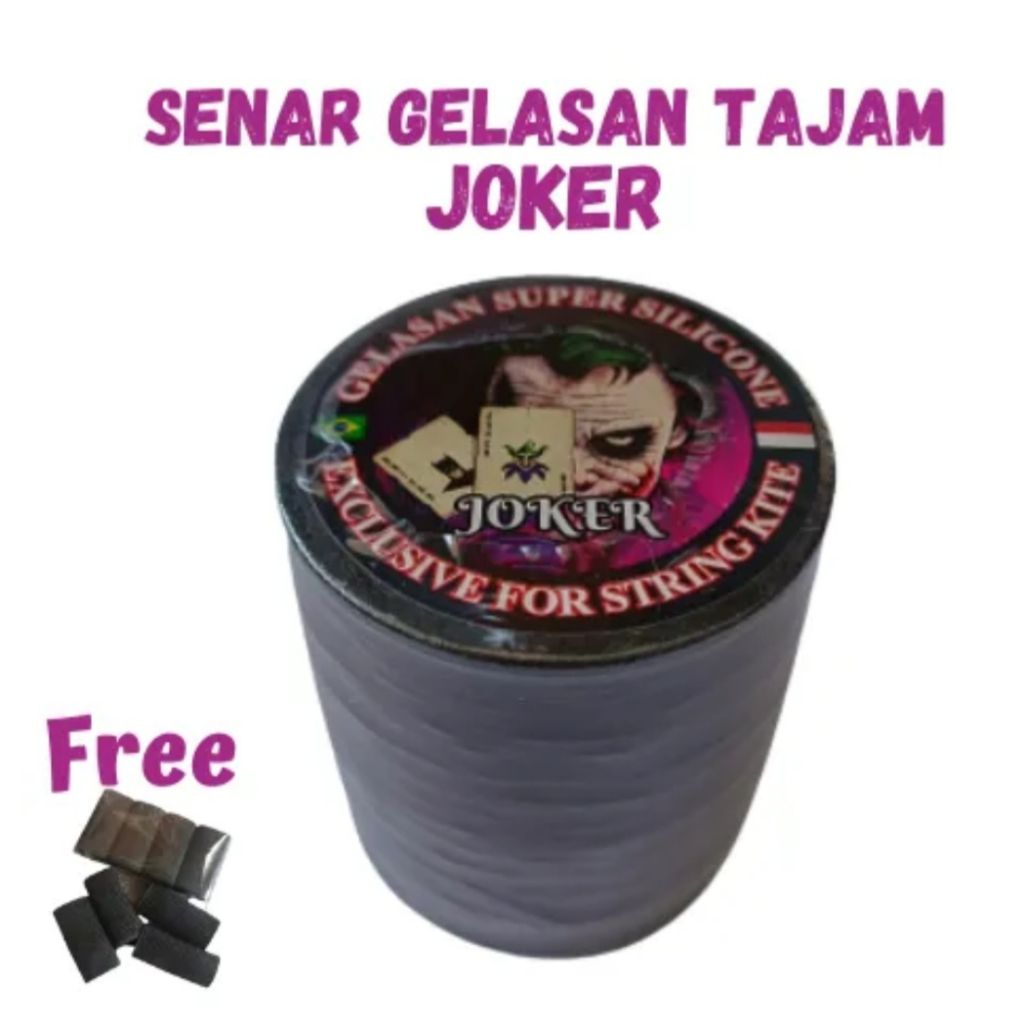 Benang Layangan Gelasan Matot Super Tajam - Benang Gelasan Joker - 1600yard Free Pelindung Jari