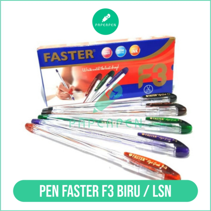 

1 Lusin Bulpoin Faster F3 Biru