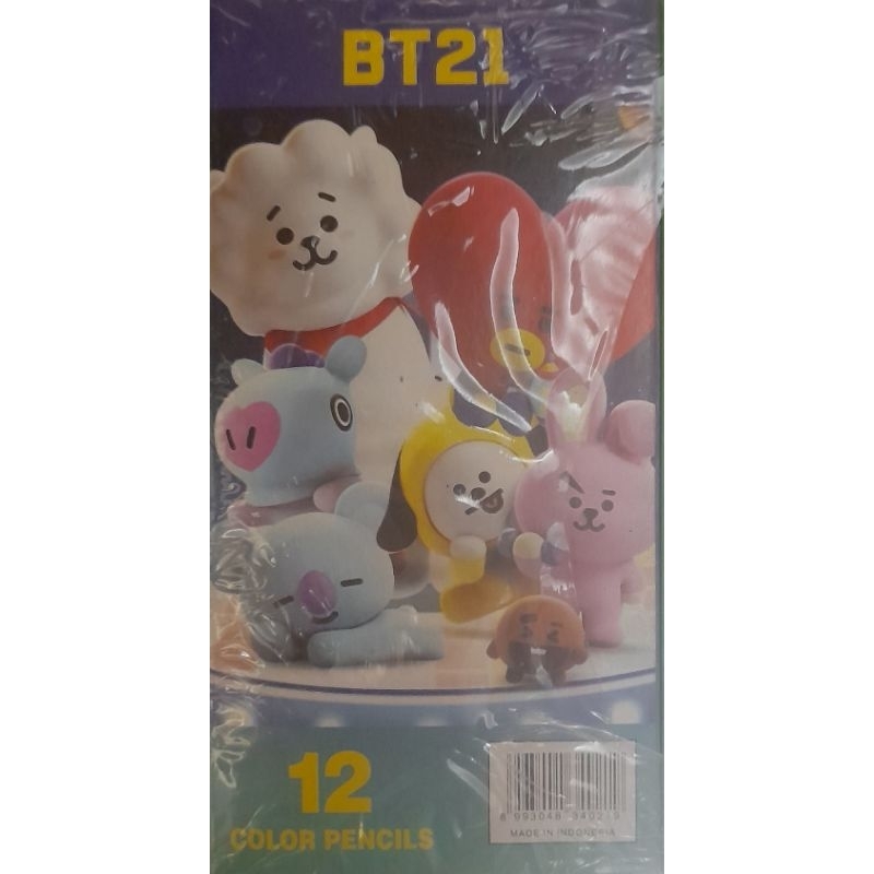 

PENSIL WARNA 12W PANJANG BT21