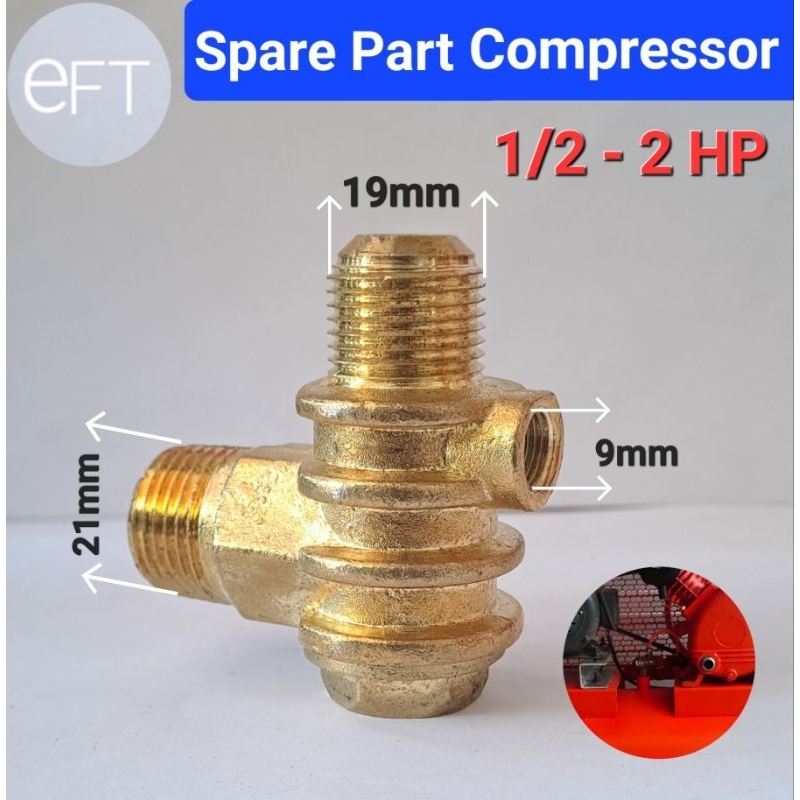 check valve compressor 1/2 - 2 HP