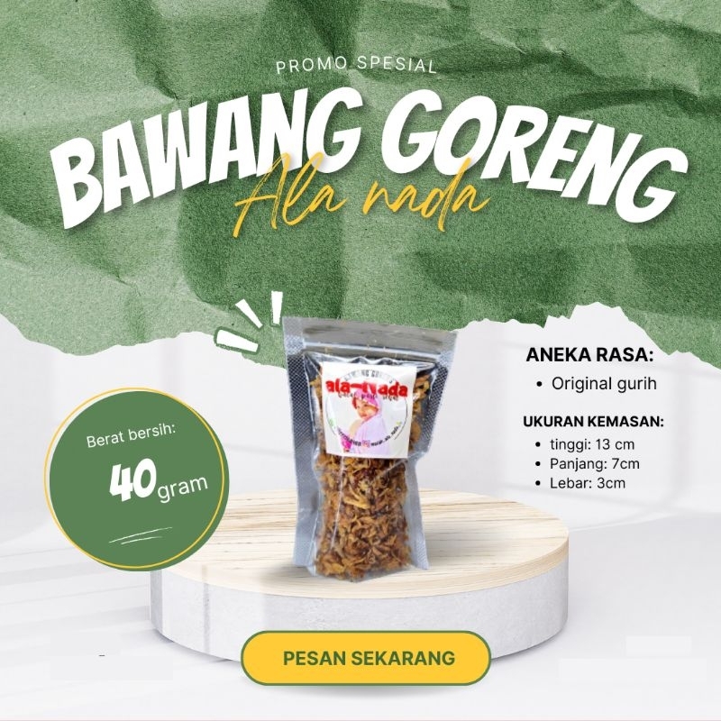 

bawang goreng Asli 40gr