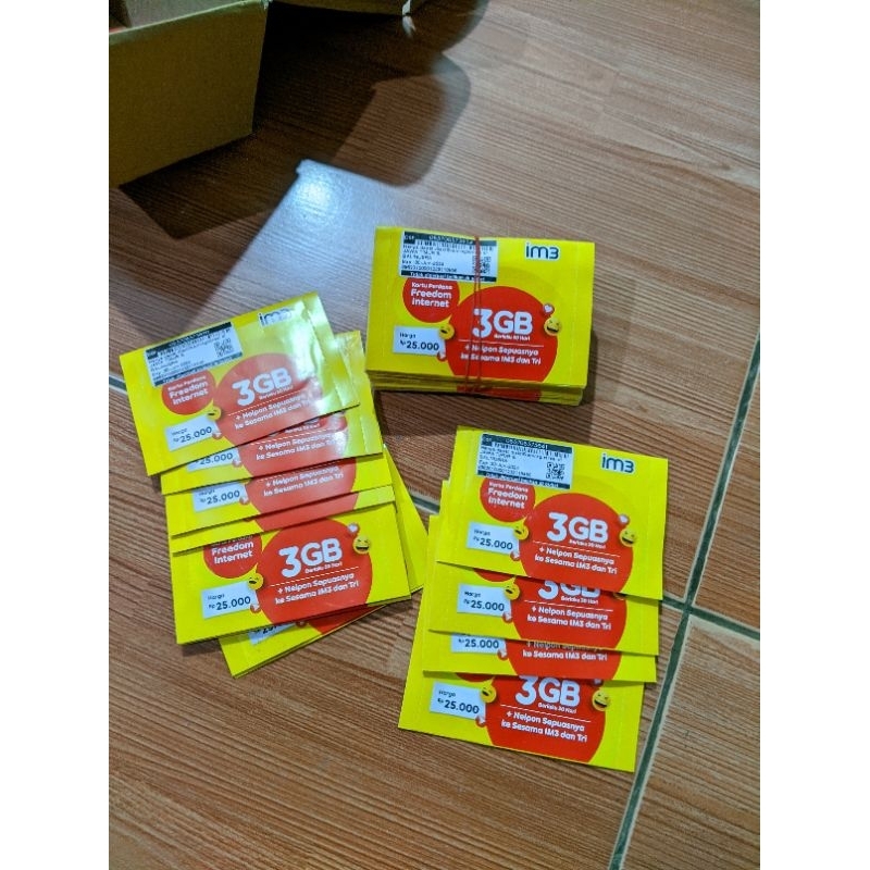 Perdana Indosat 3GB Usage Promo 30hr