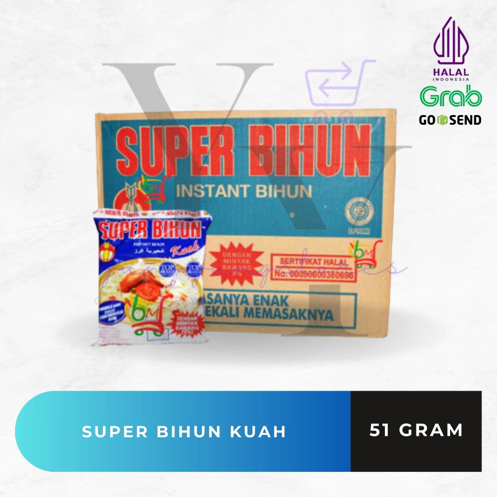

1 Dus Isi 30 Bungkus Super Bihun Kuah 51 gram