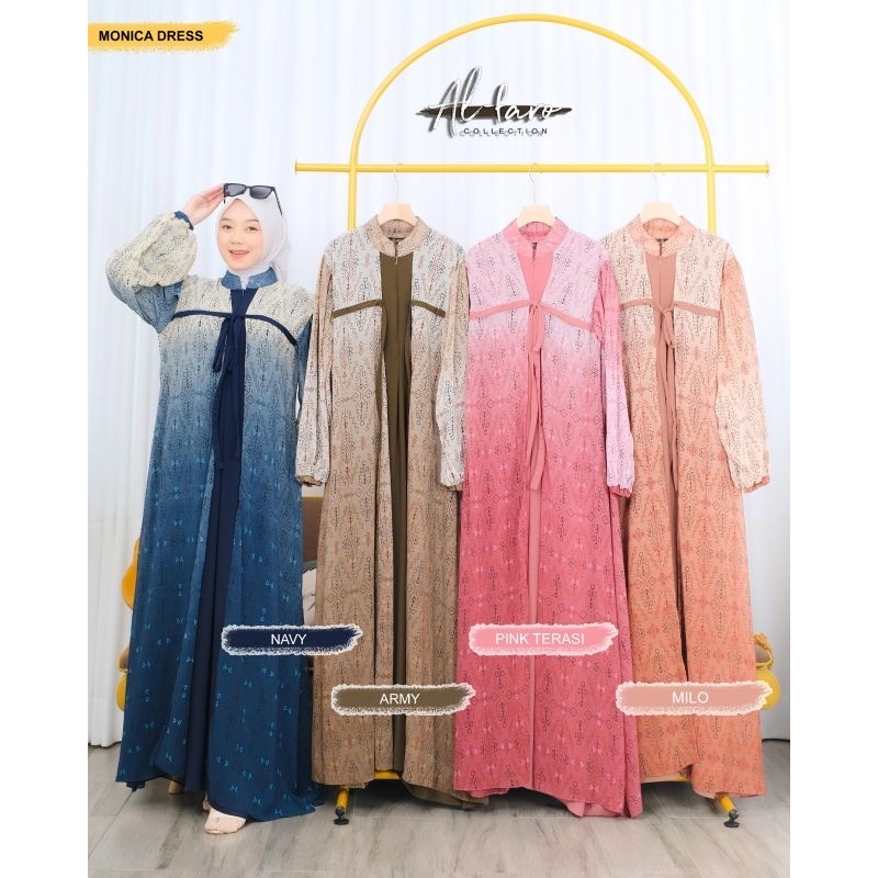 DRESS MONICA BY AL-FARO COLLECTION/ GAMIS AL-FARO MONICA TERBARU