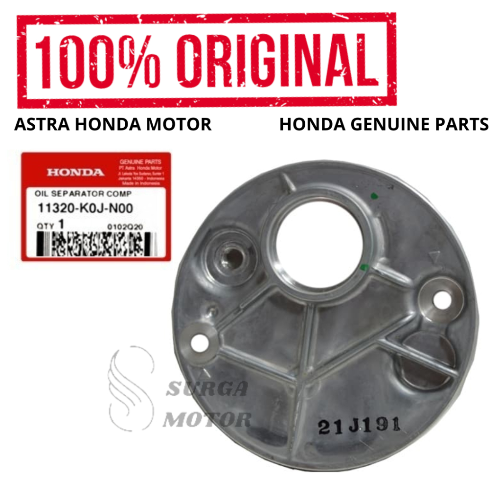Oil Separator Dudukan Seal Kruk As Kiri Genio Scoopy K2F Beat Street K1A Original Honda AHM 11320-K0