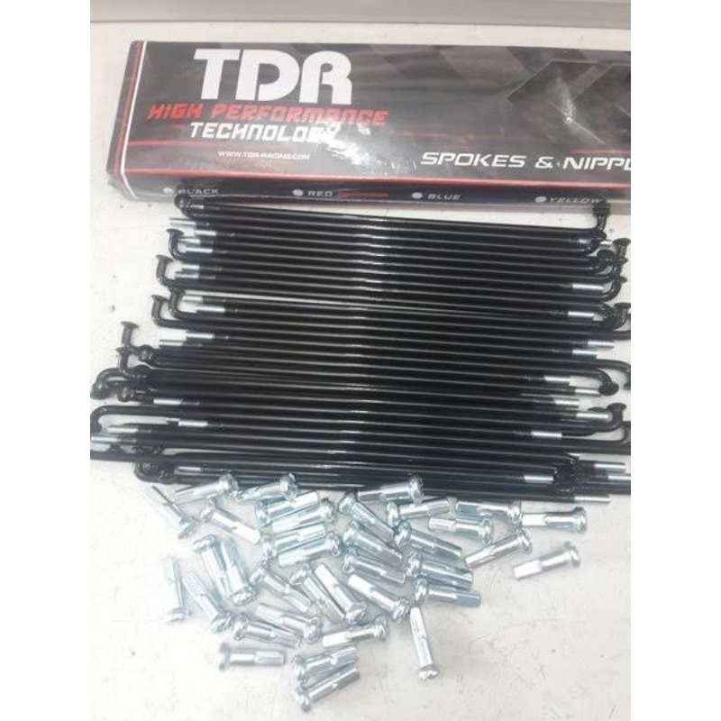 Ruji jari jari TDR hitam 9×89,120,130,154,157,159,164,172,184