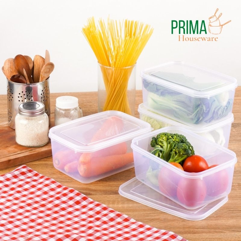 Kotak Penyimpanan Kulkas / Kotak Penyimpanan Serbaguna / Kotak Bening Kedap Udara / Kotak Sayur / Ko