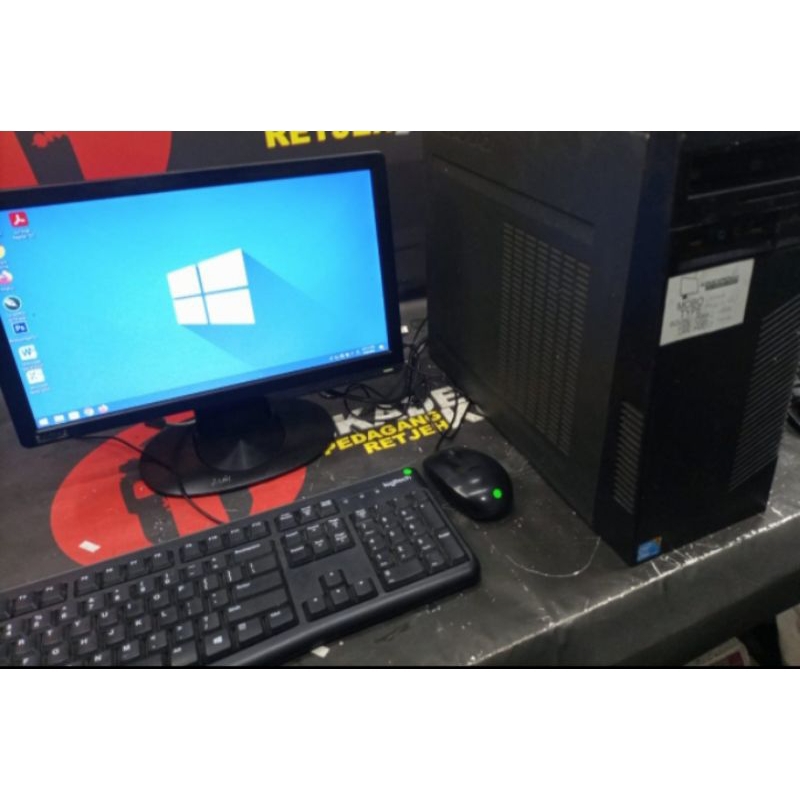 komputer core i5 gen1. 1 set komplit