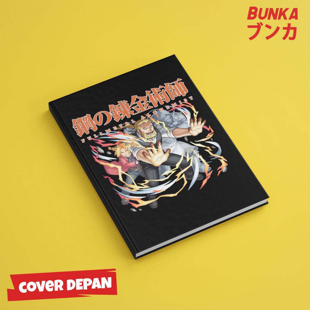 

Note Book Aesthetic Anime Fullmetal Alchemist Hohenheim Design Hardcover A5 Buku Tulis Catatan Notes Agenda Planner Jurnal vintage buku catatan story book kado anniversary valentine cowok cewek murah