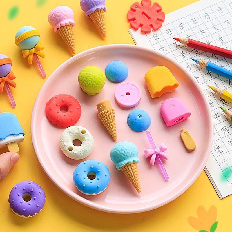 

Penghapus pensil Karakter lucu / penghapus set cute / penghapus pensil
