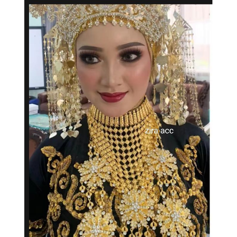 kalung pengantin India/coker/kalung rajut