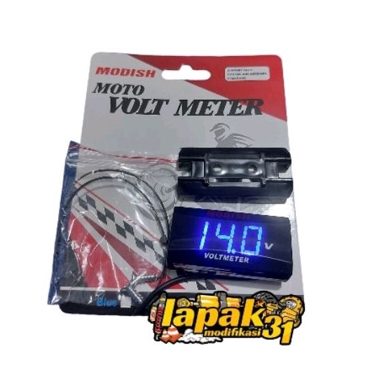 voltmeter aki motor-mobil / voltmeter accu semua jenis kendaraan